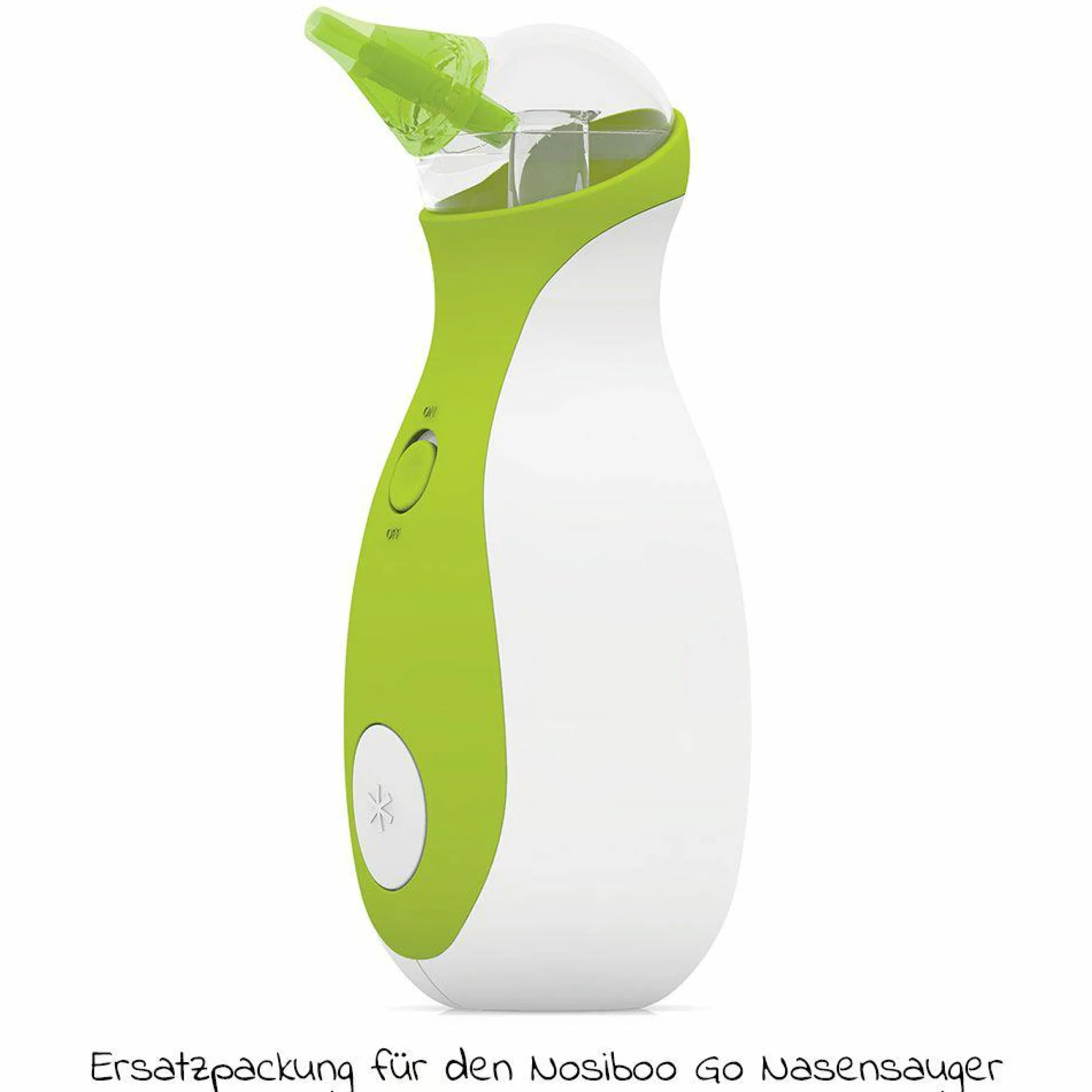 Ersatzpackung für elektrischen Nasensauger Go - Grün
