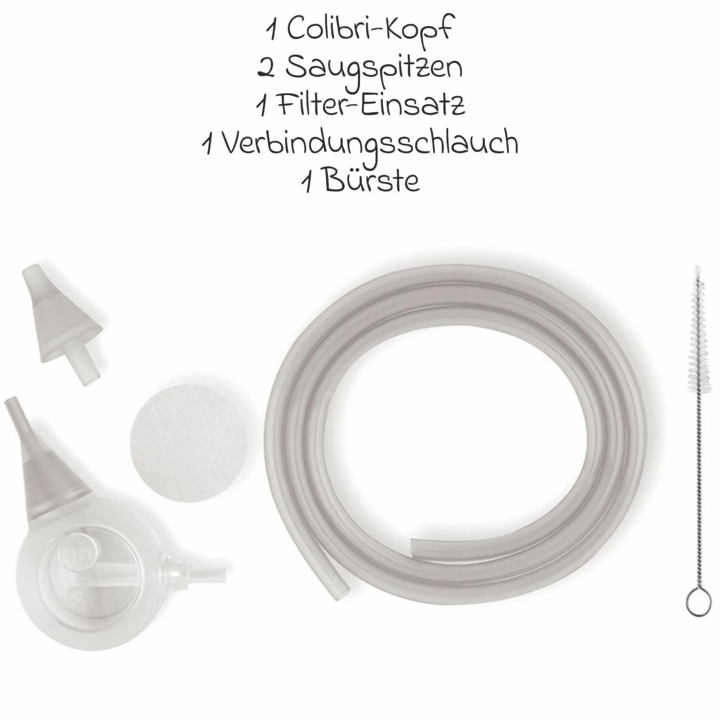 Ersatzpackung für elektrischen Nasensauger Pro - Grau