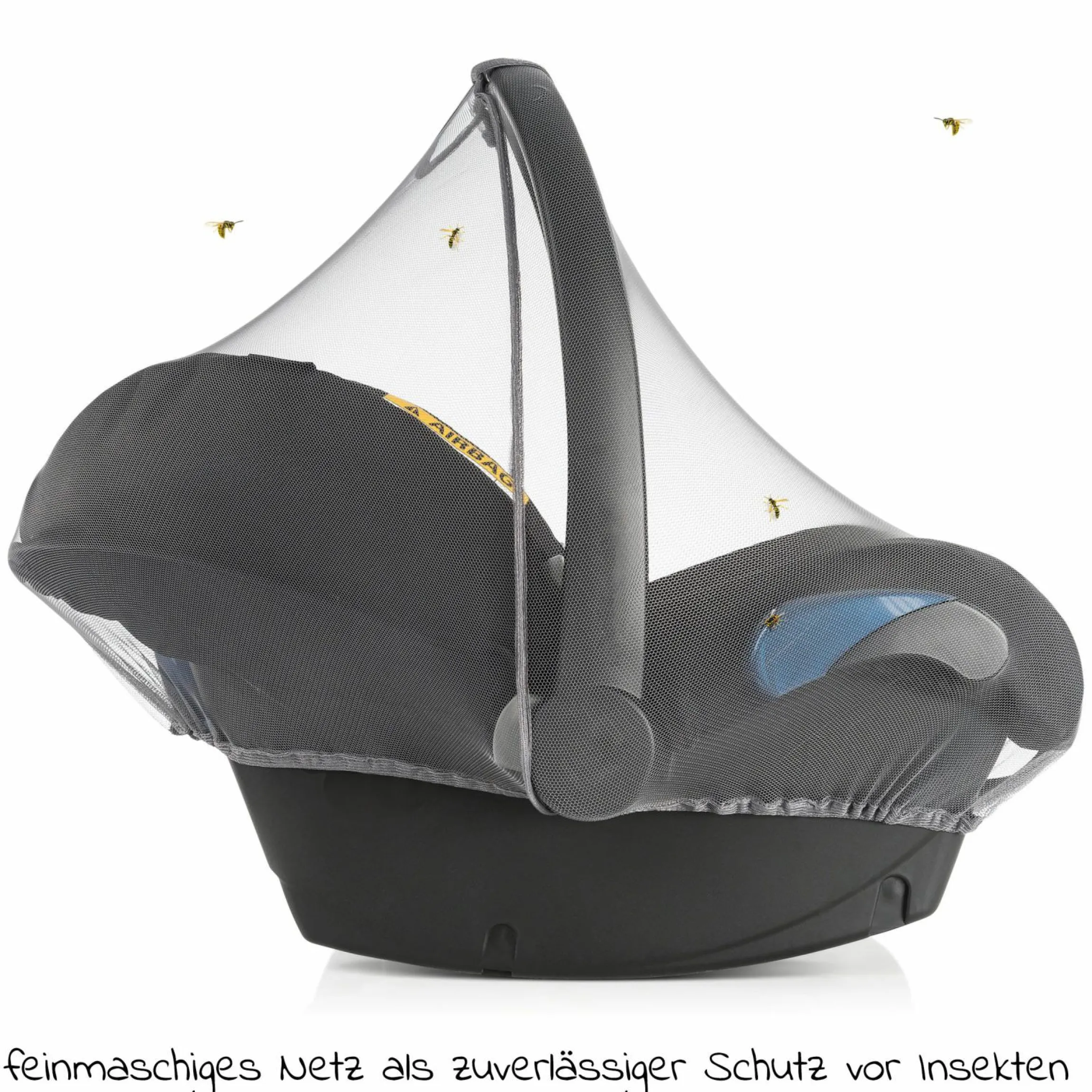 Erstlings-Schutz-Set für Babyschalen mit Insektenschutz & Regenschutz