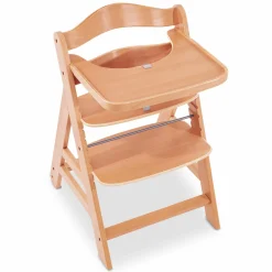 Essbrett & Tisch aus Holz für Alpha Hochstühle (Wooden Tray) - Natur