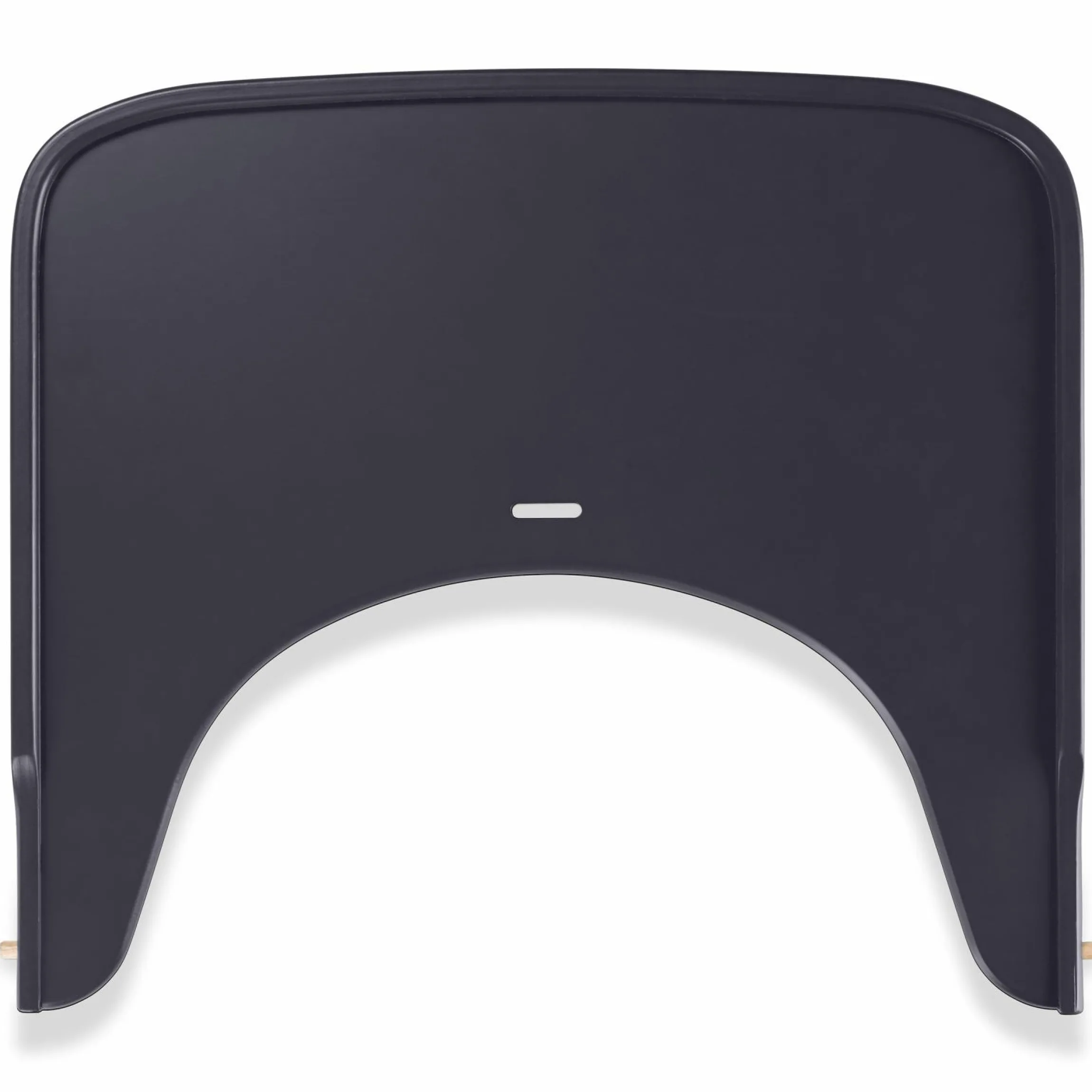 Essbrett & Tisch aus Holz für Alpha Hochstühle (Wooden Tray) - Dark Grey