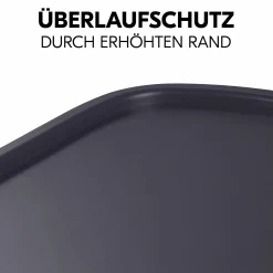 Essbrett & Tisch aus Holz für Alpha Hochstühle (Wooden Tray) - Dark Grey