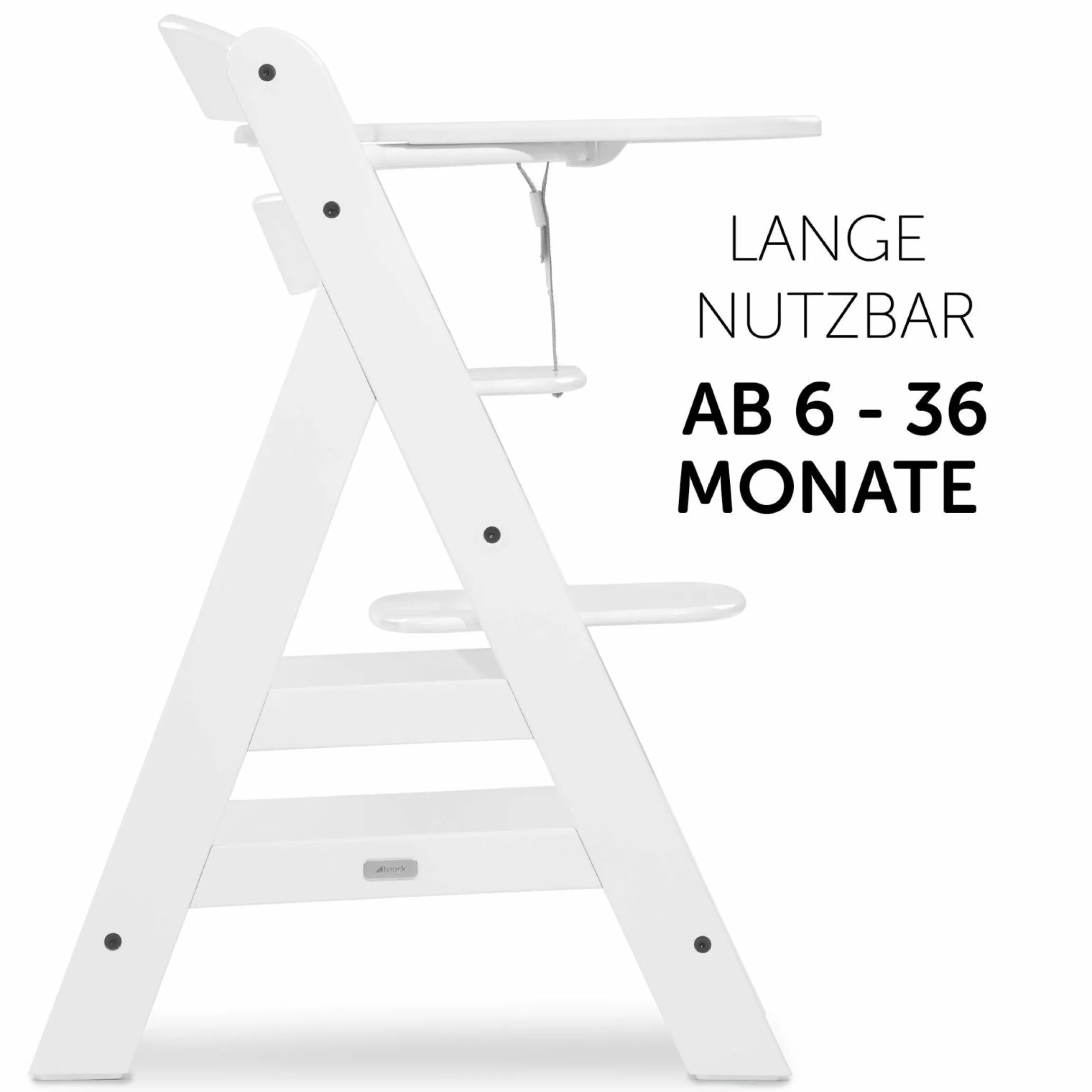Essbrett und Tisch für Alpha Hochstuhl (Click Tray) - White / Weiss