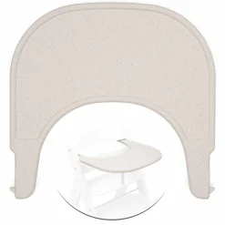 Essbrett und Tisch für Alpha Hochstuhl (Click Tray) - Speckle Beige