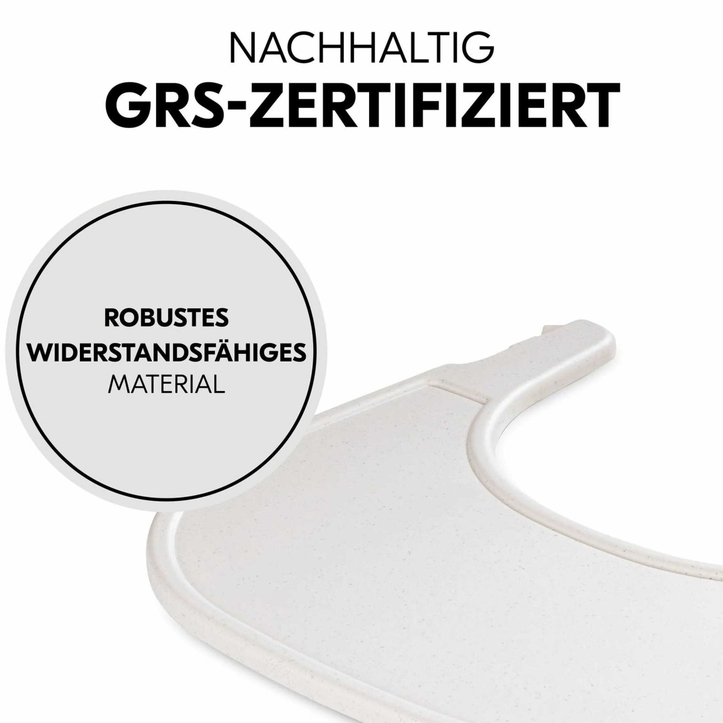 Essbrett und Tisch für Alpha Hochstuhl (Click Tray) - Speckle Beige