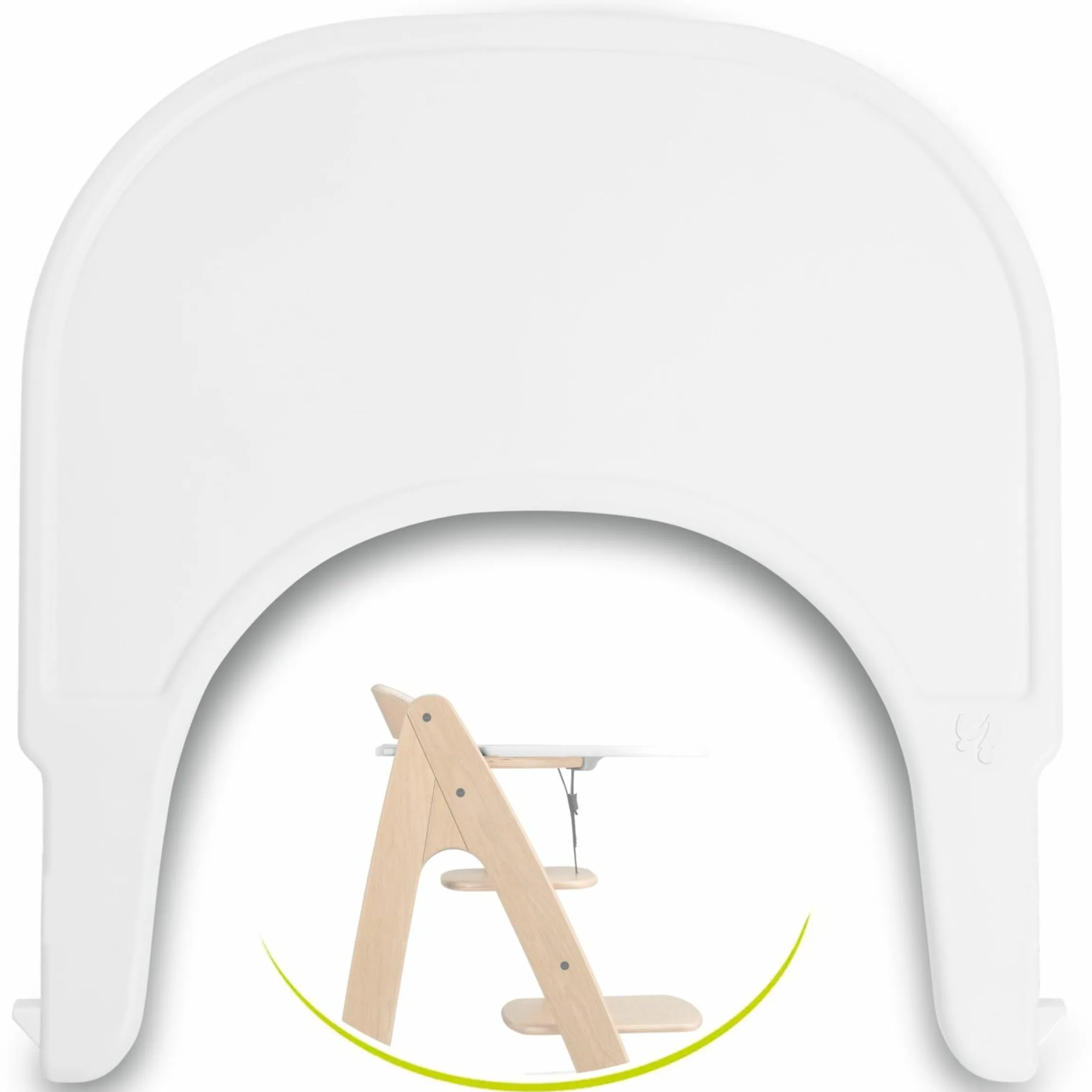 Essbrett und Tisch für Arketa Hochstuhl (Click Tray) - Weiß