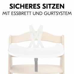Essbrett und Tisch für Arketa Hochstuhl (Click Tray) - Weiß