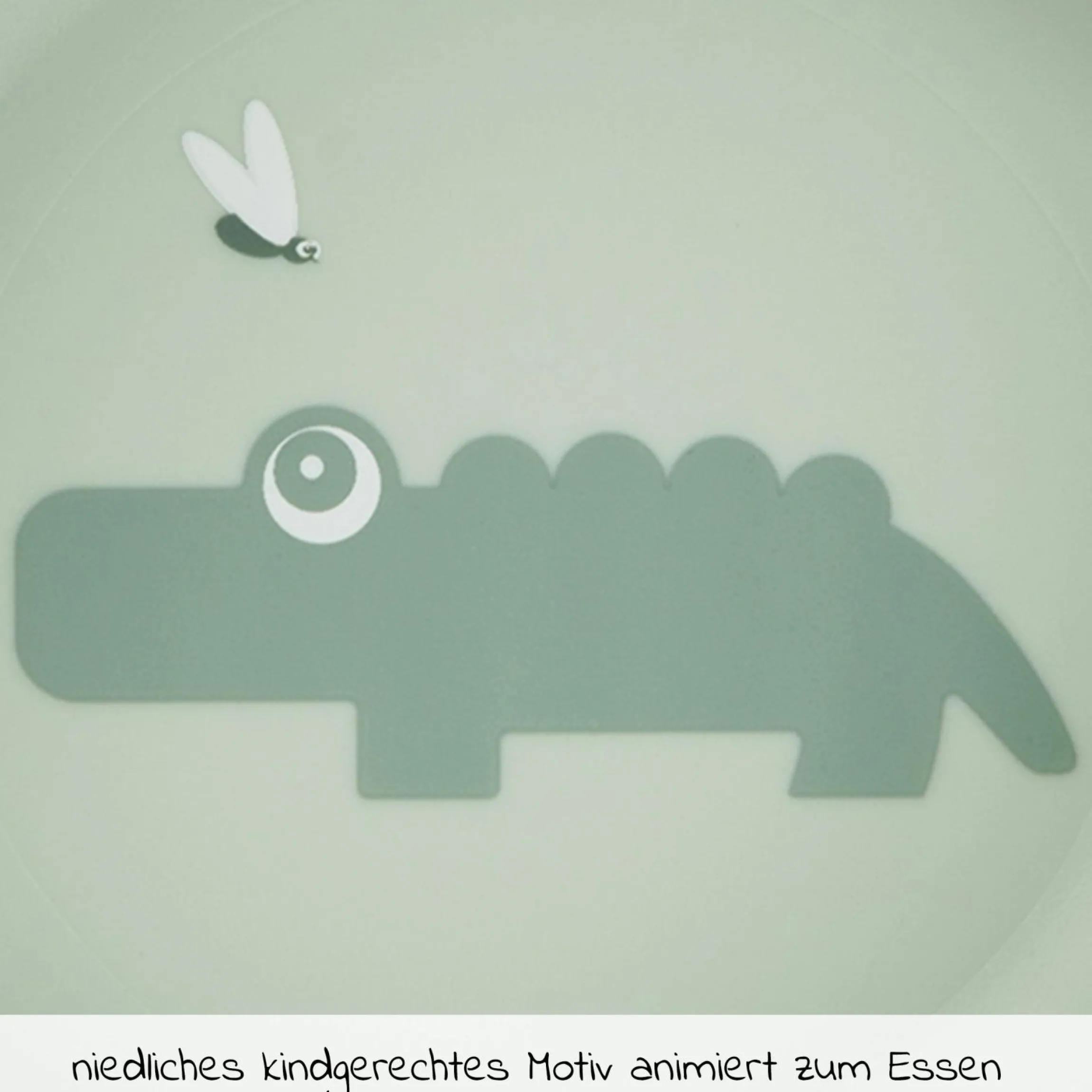Esslern-Schale Foodie - Croco - Grün