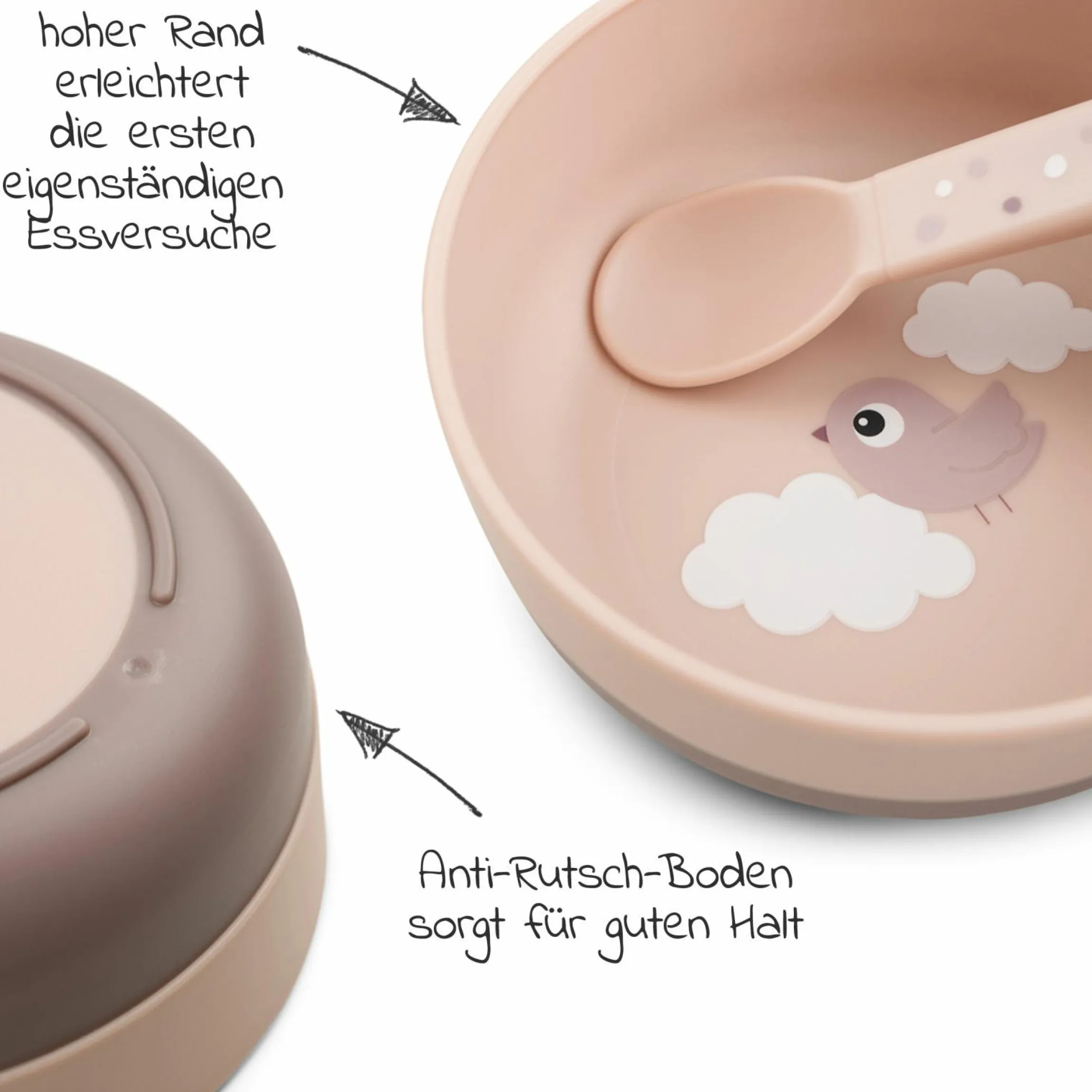 Esslern-Schale Foodie - Happy Clouds - Powder