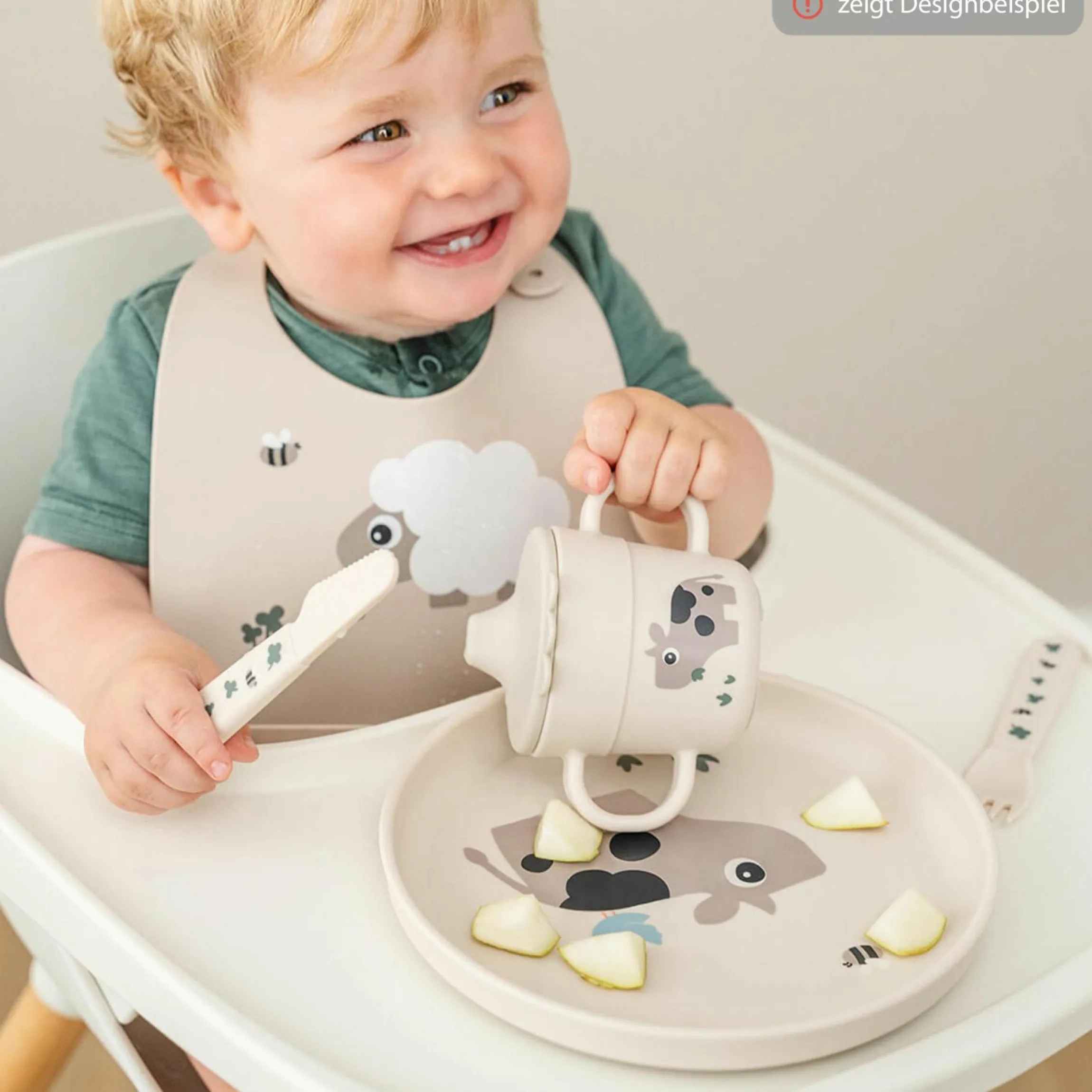 Esslern-Teller Foodie - Tiny Farm - Powder