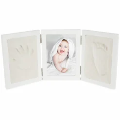 3-Fach-Rahmen für Foto und Abdrücke - Weiß