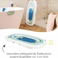 Faltbare Baby-Badewanne