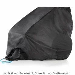 Faltgarage für Qeridoo Fahrradanhänger - Schwarz