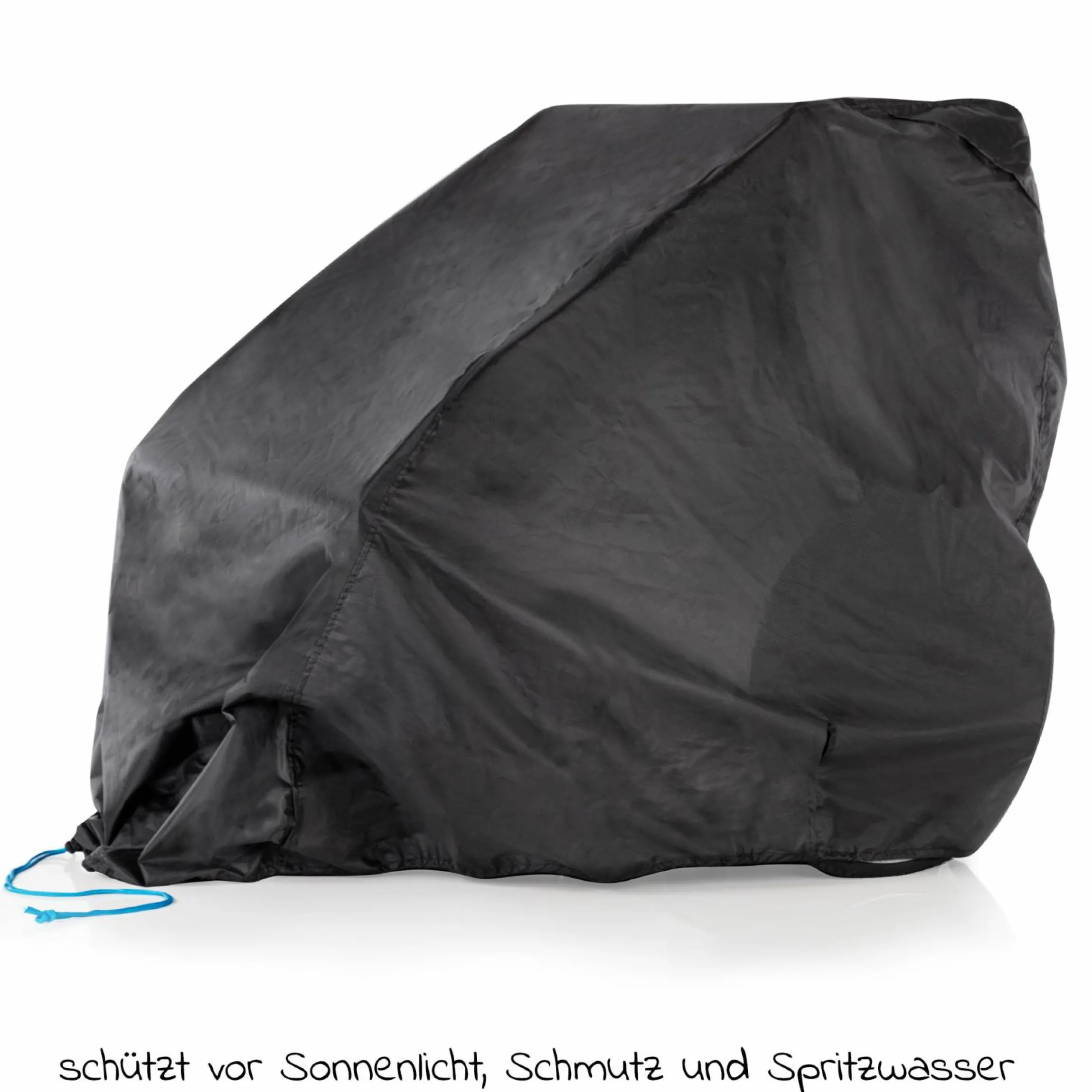 Faltgarage für Qeridoo Fahrradanhänger - Schwarz