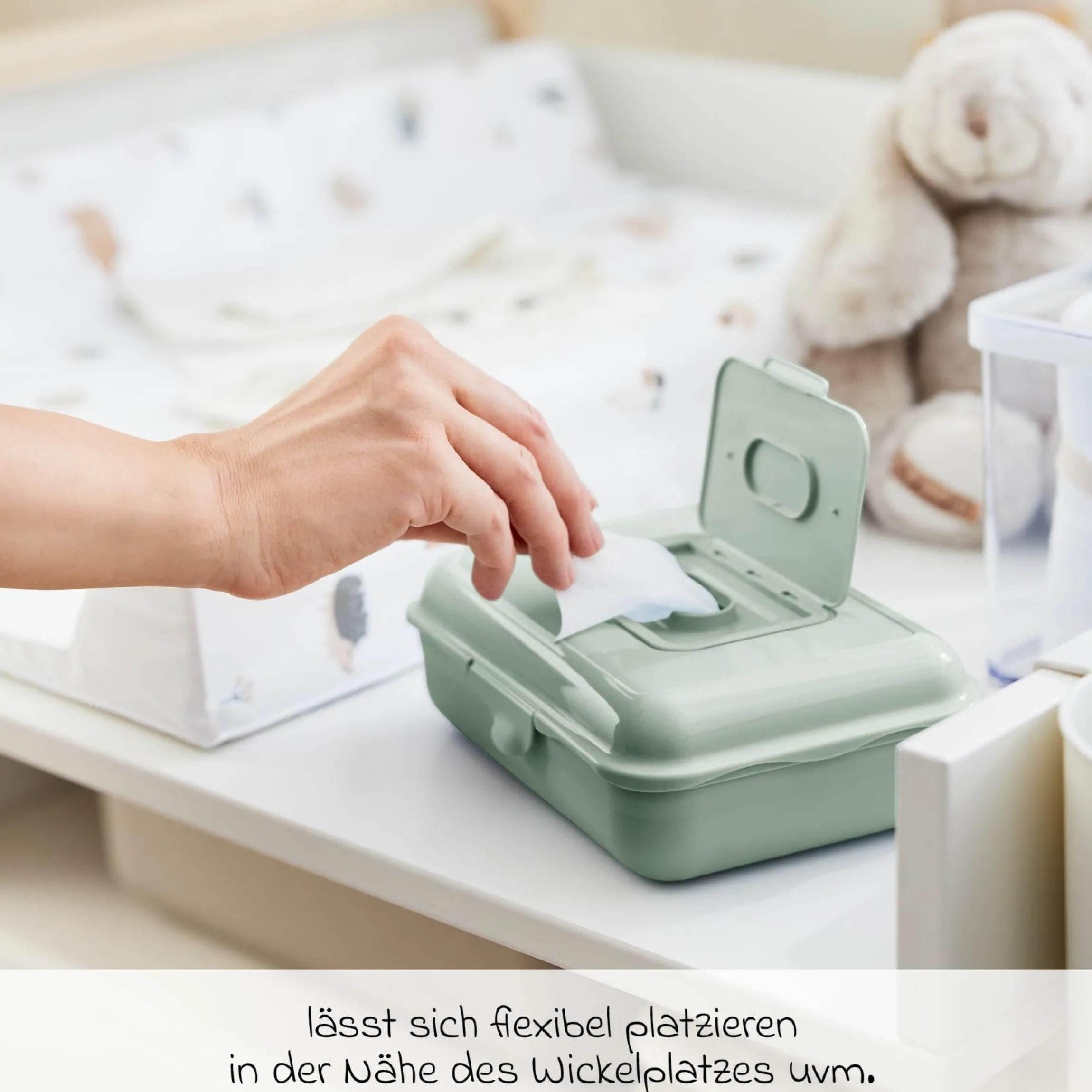 Feuchttücher-Box XL Tilo - Sage Green
