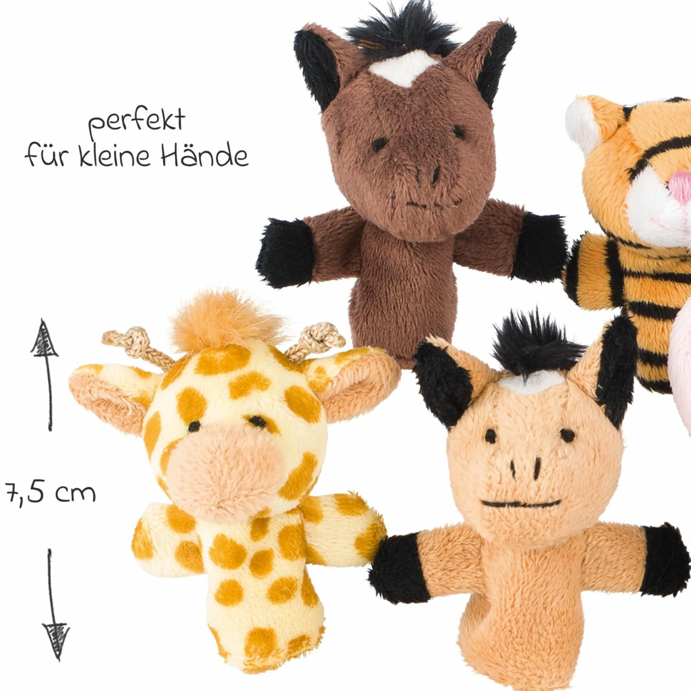Fingerpuppen Wildtiere 8 Stück