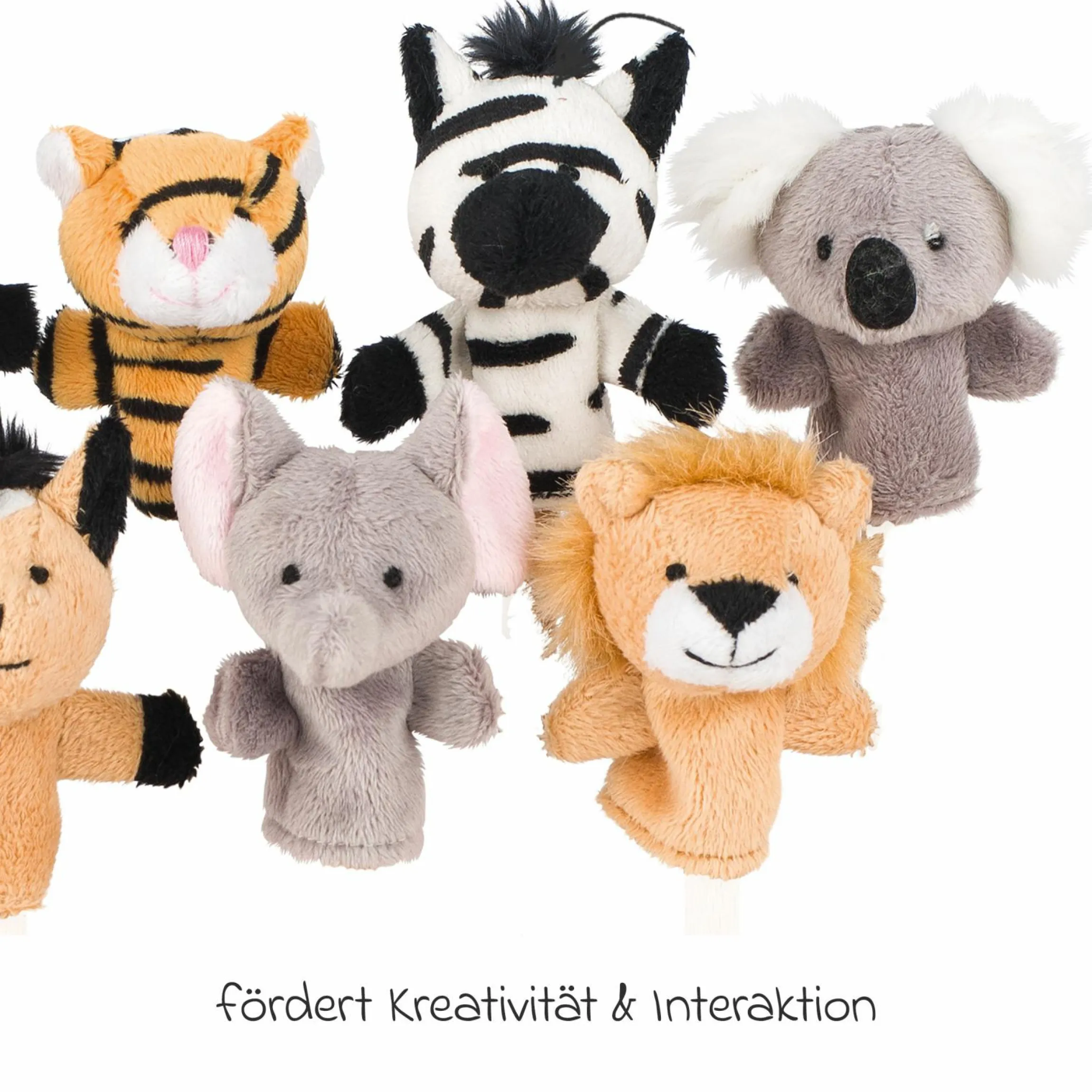 Fingerpuppen Wildtiere 8 Stück
