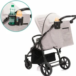 Flaschenhalter Duo für zwei Flaschen - Schwarz