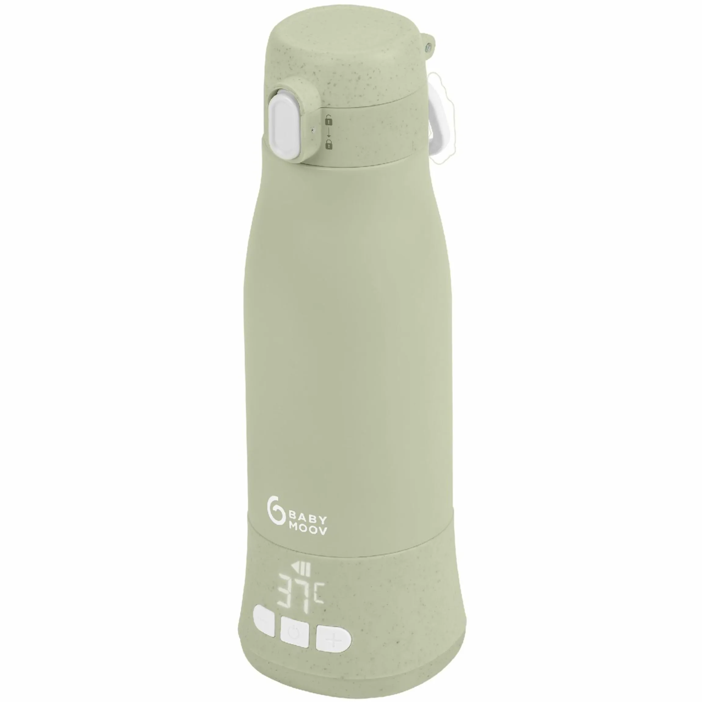 Flaschenwärmer für unterwegs Moov & Feed - Sage Green
