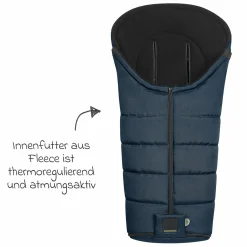 Fleece-Fußsack Benno für Buggy, Sport- und Kinderwagen - Deep Sea