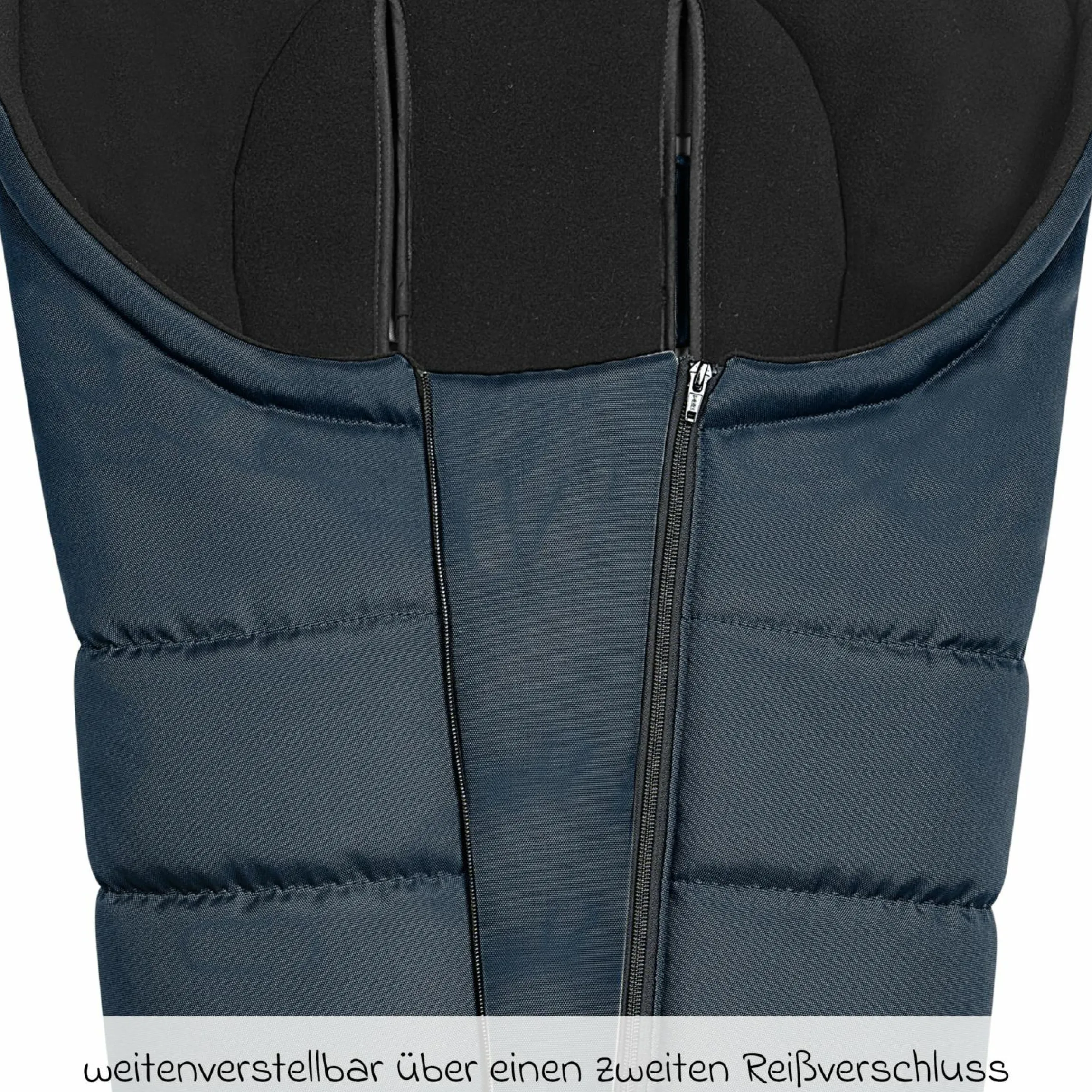 Fleece-Fußsack Benno für Buggy, Sport- und Kinderwagen - Deep Sea