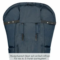 Fleece-Fußsack Benno für Buggy, Sport- und Kinderwagen - Deep Sea