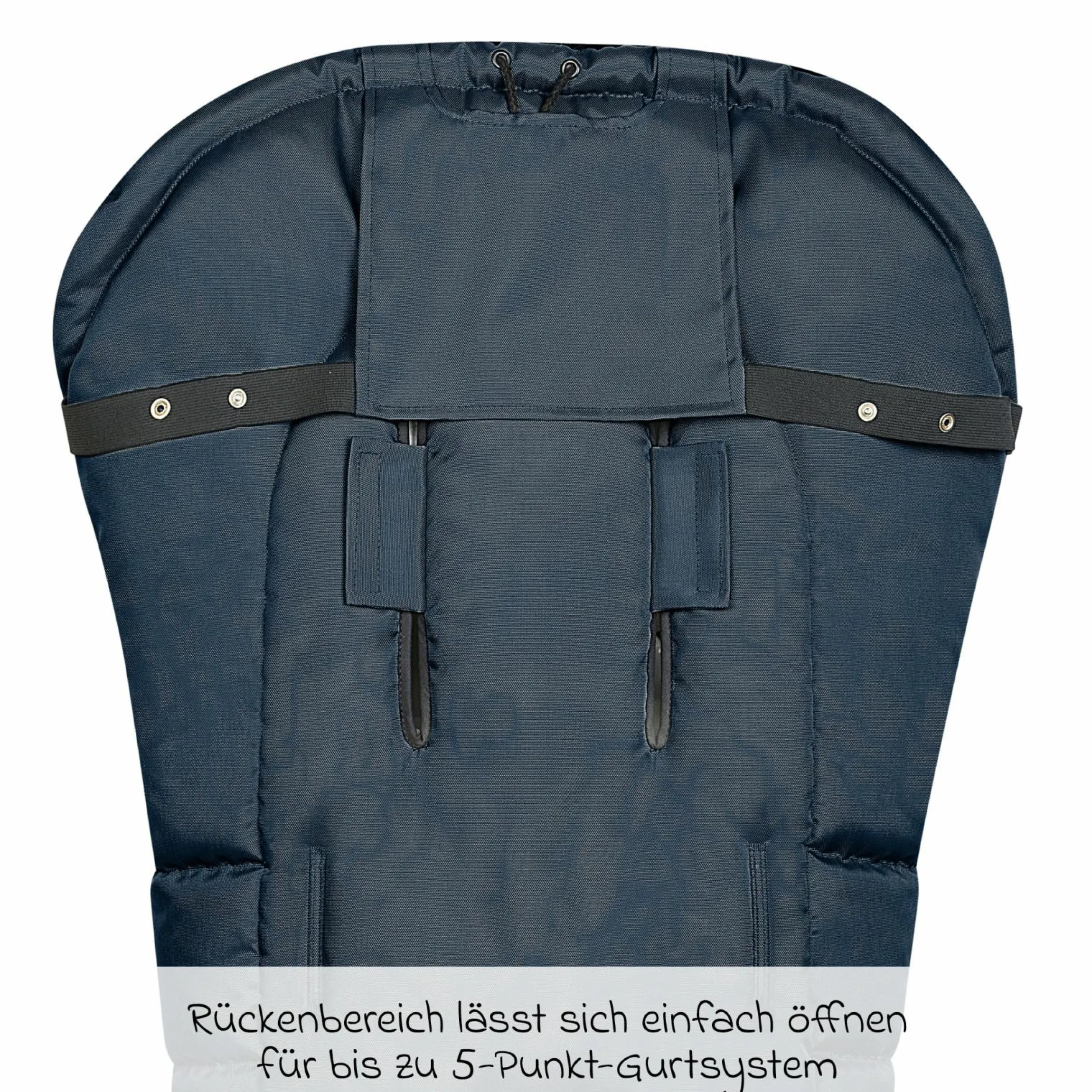 Fleece-Fußsack Benno für Buggy, Sport- und Kinderwagen - Deep Sea