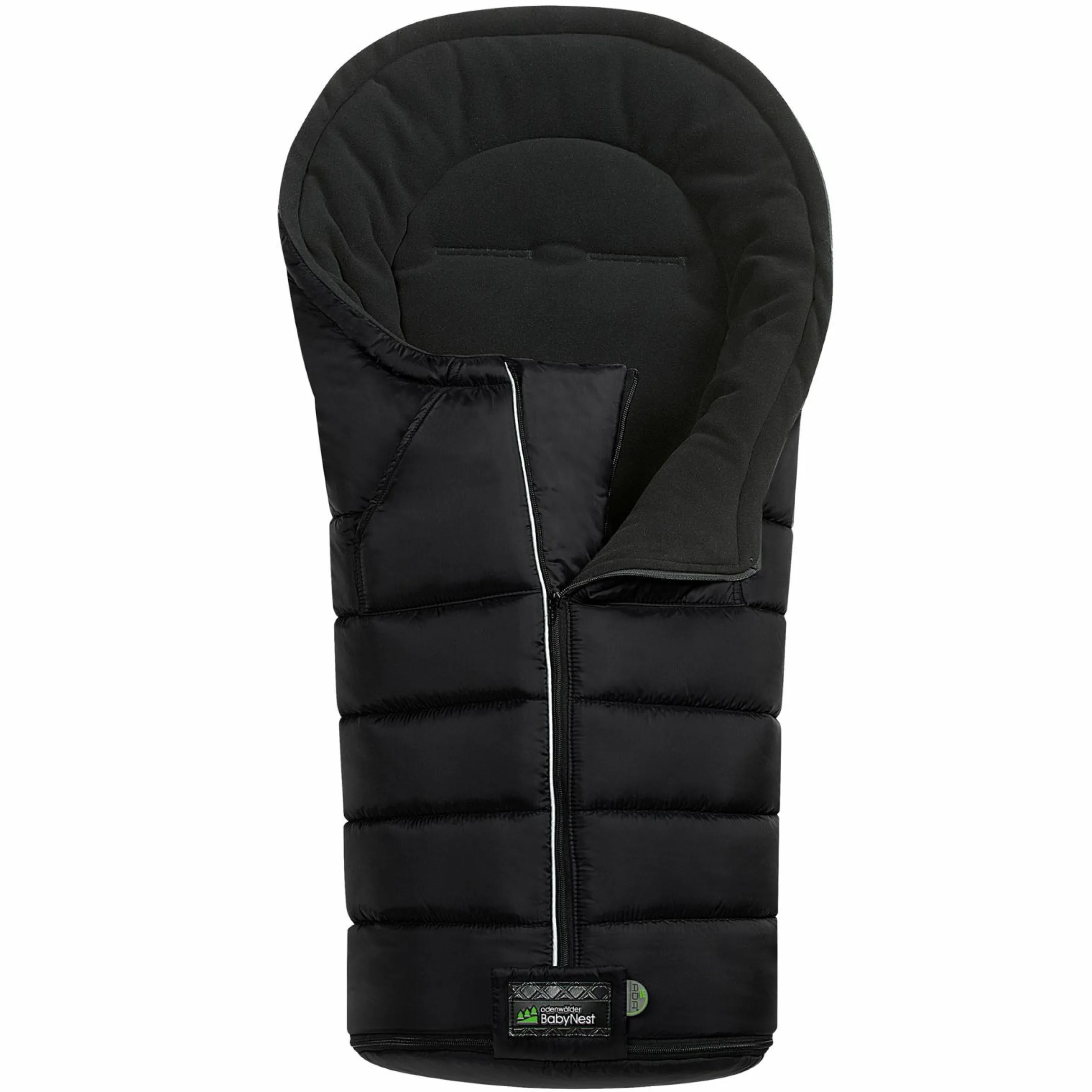 Fleece-Fußsack Carlo für Kinderwagen, Sportwagen & Buggy - Black