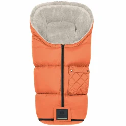 Fleece-Fußsack Gino-cs für Buggy, Sport- und Kinderwagen - Red Orange