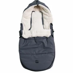 Fleece-Fußsack Hoody 2.0 für Babyschale und Babywanne - Anthracite