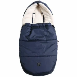 Fleece-Fußsack Hoody 2.0 für Babyschale und Babywanne - Navy