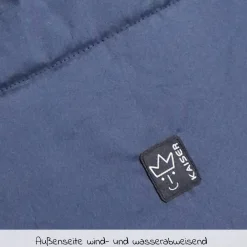 Fleece-Fußsack Hoody 2.0 für Babyschale und Babywanne - Navy