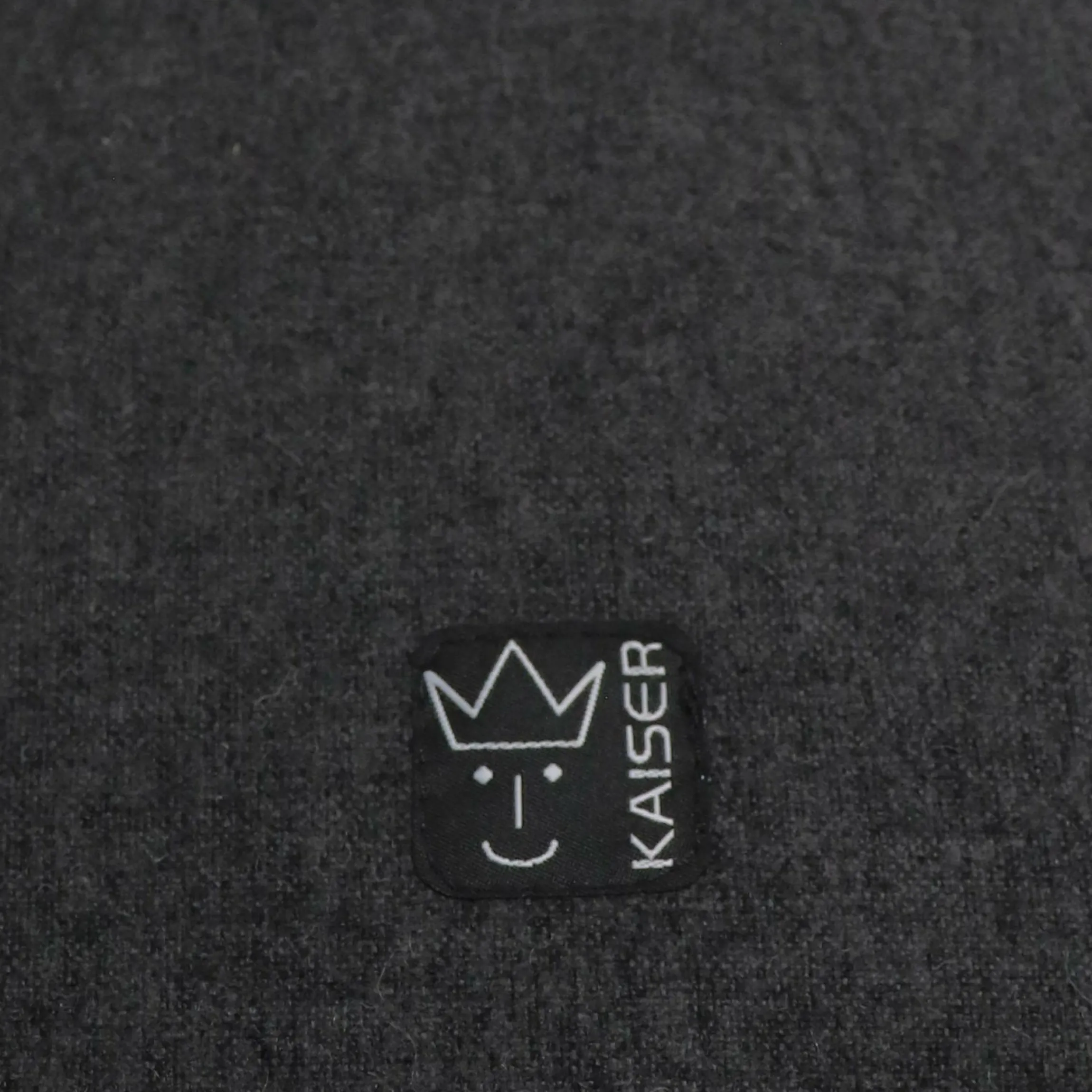 Fleece-Fußsack Hoody Maus Wool Fütterung aus 100% Schurwolle für Babyschalen und Babywanne - Dark Shadow