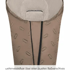 Fleece-Fußsack Oskar für Buggy, Sport- und Kinderwagen - Desert Sand