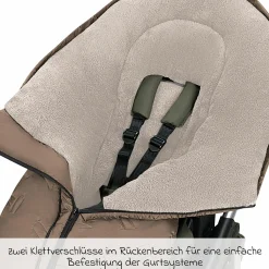 Fleece-Fußsack Oskar für Buggy, Sport- und Kinderwagen - Desert Sand