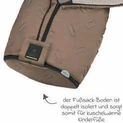 Fleece-Fußsack Oskar für Buggy, Sport- und Kinderwagen - Desert Sand