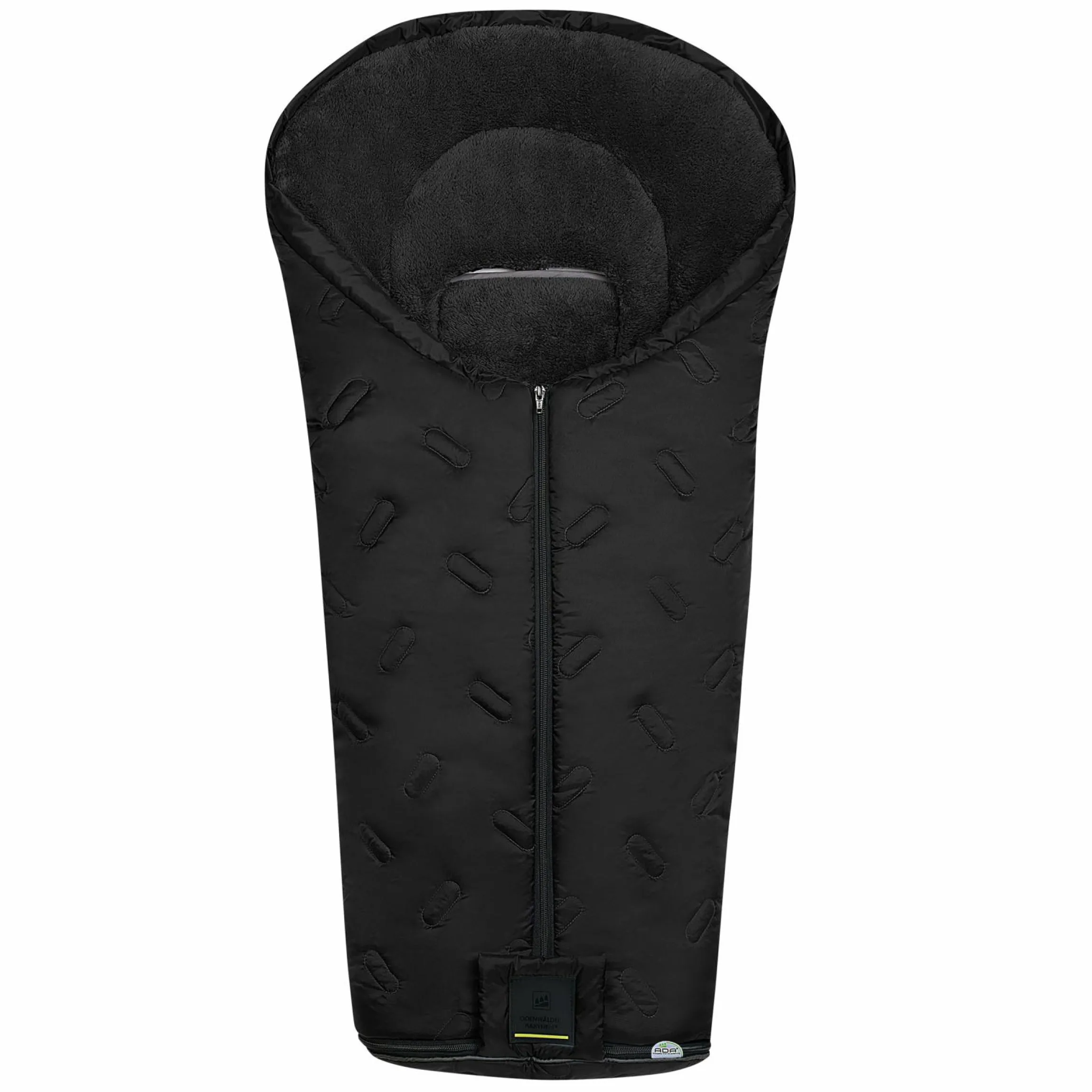 Fleece-Fußsack Oskar für Buggy, Sport- und Kinderwagen - Black