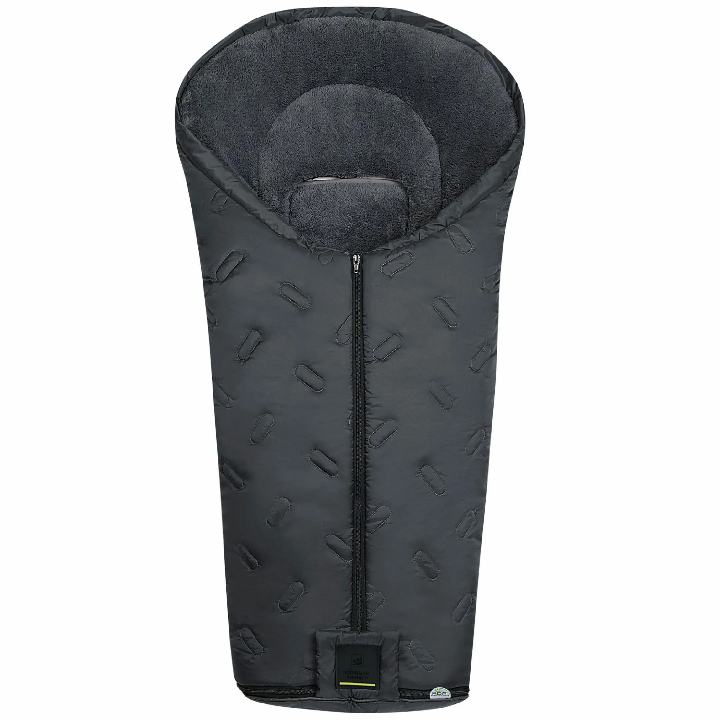 Fleece-Fußsack Oskar für Buggy, Sport- und Kinderwagen - Anthrazit