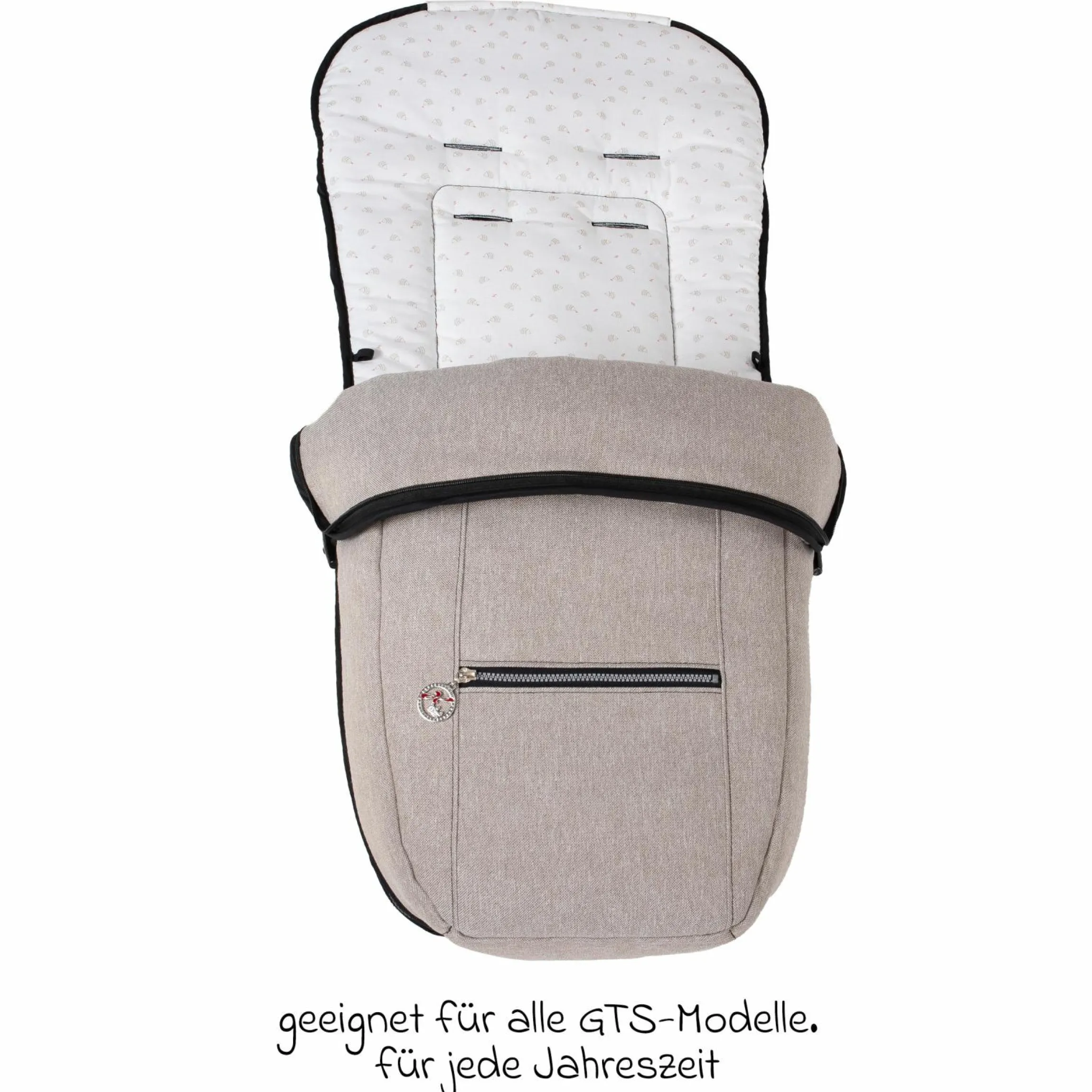 Fleece-Fußsack SoWi Casual mit Fleece-Einlage für Racer GTS, VIP GTS & Topline GTS - Hedgehog Love - Kollektion 2024