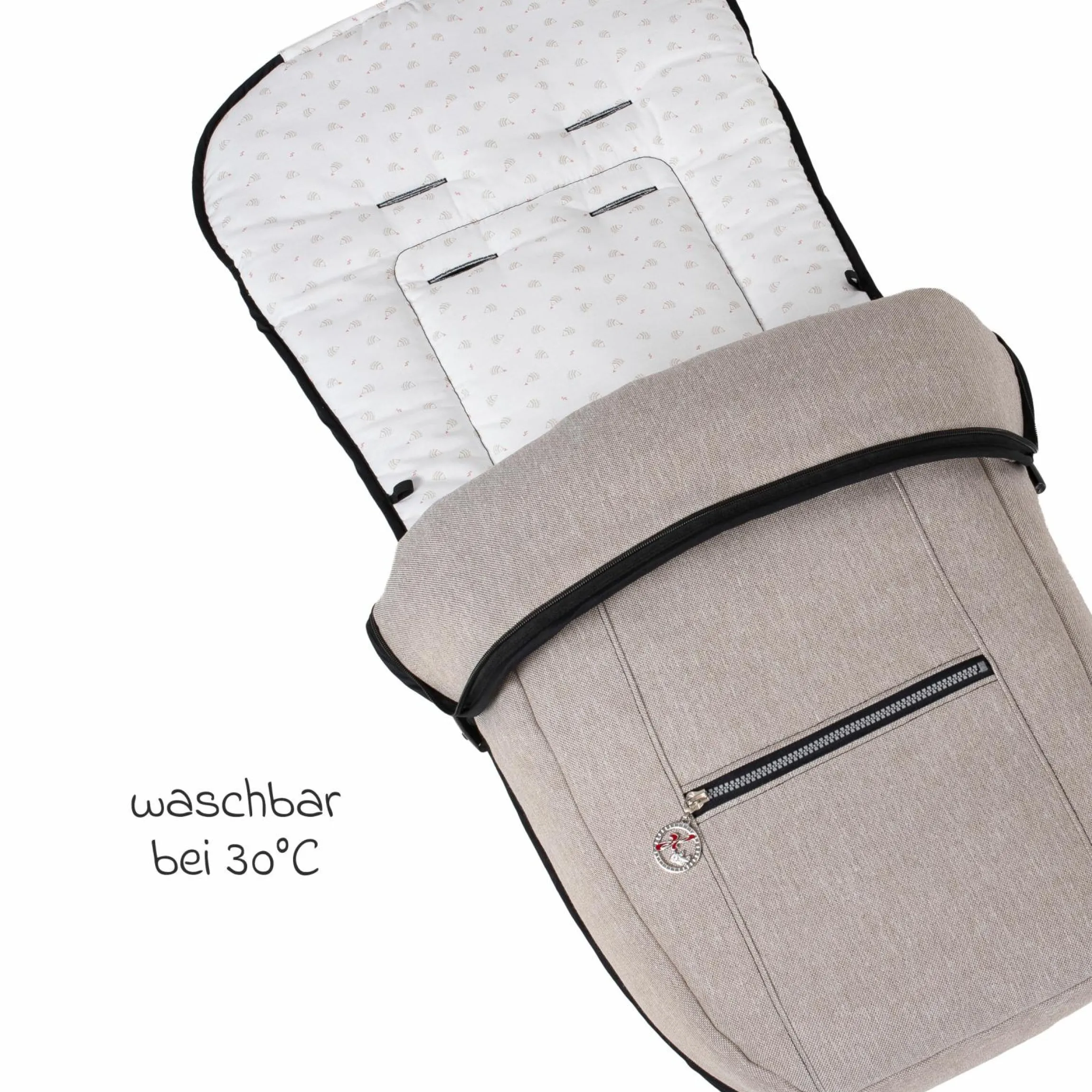 Fleece-Fußsack SoWi Casual mit Fleece-Einlage für Racer GTS, VIP GTS & Topline GTS - Hedgehog Love - Kollektion 2024