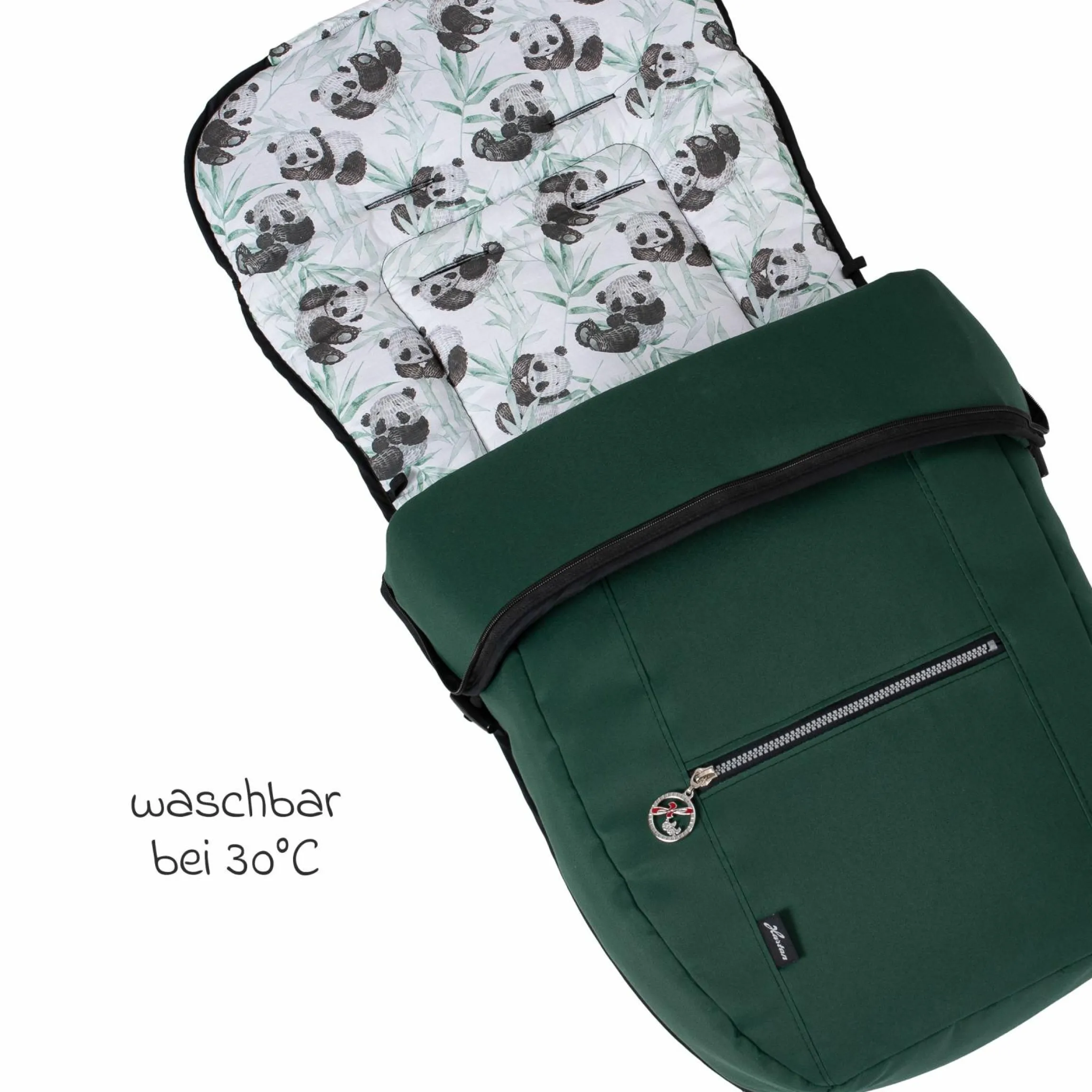 Fleece-Fußsack SoWi Casual mit Fleece-Einlage für Racer GTS, VIP GTS & Topline GTS - Panda Family - Kollektion 2024