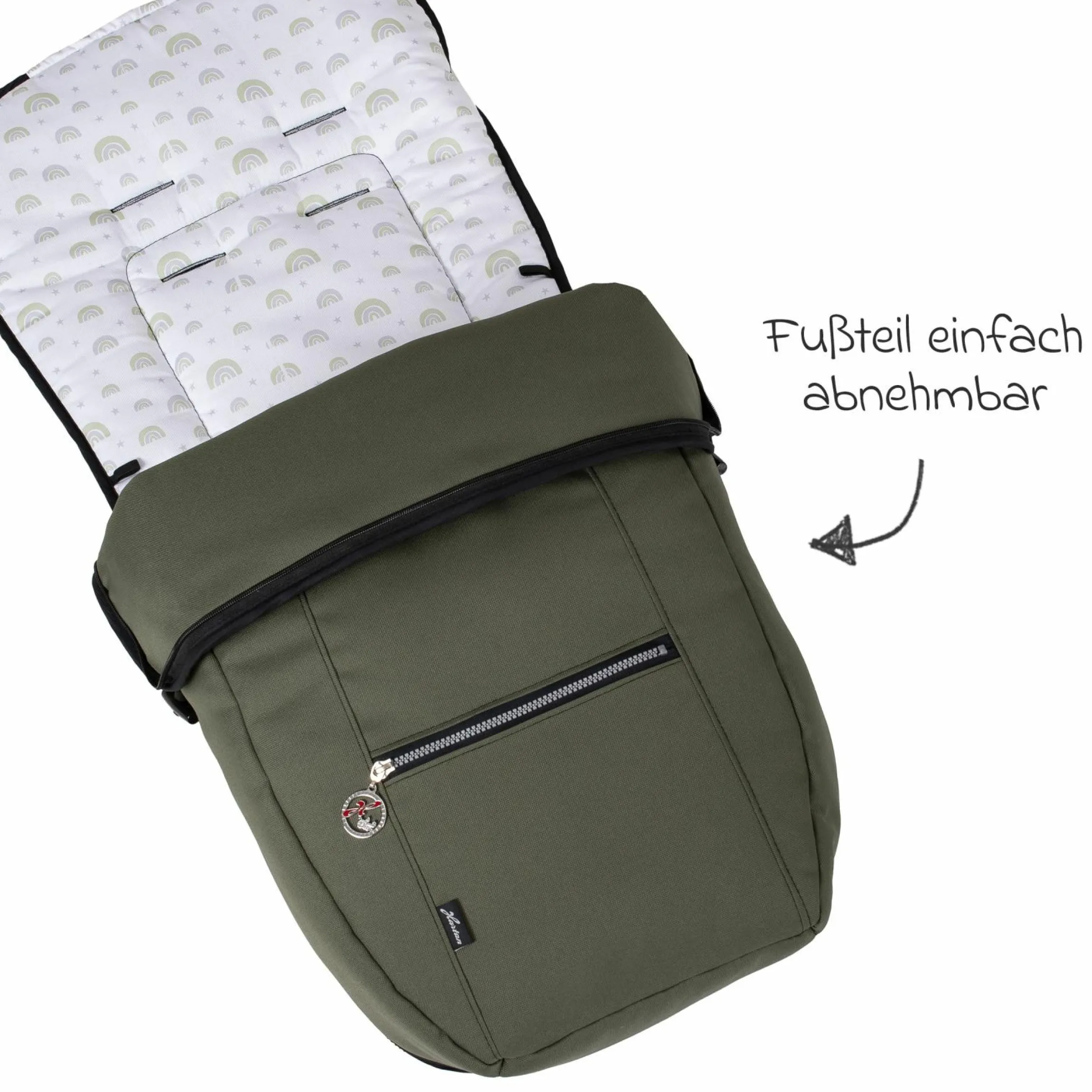 Fleece-Fußsack SoWi Casual mit Fleece-Einlage für Racer GTS, VIP GTS & Topline GTS - Rainbow - Kollektion 2024
