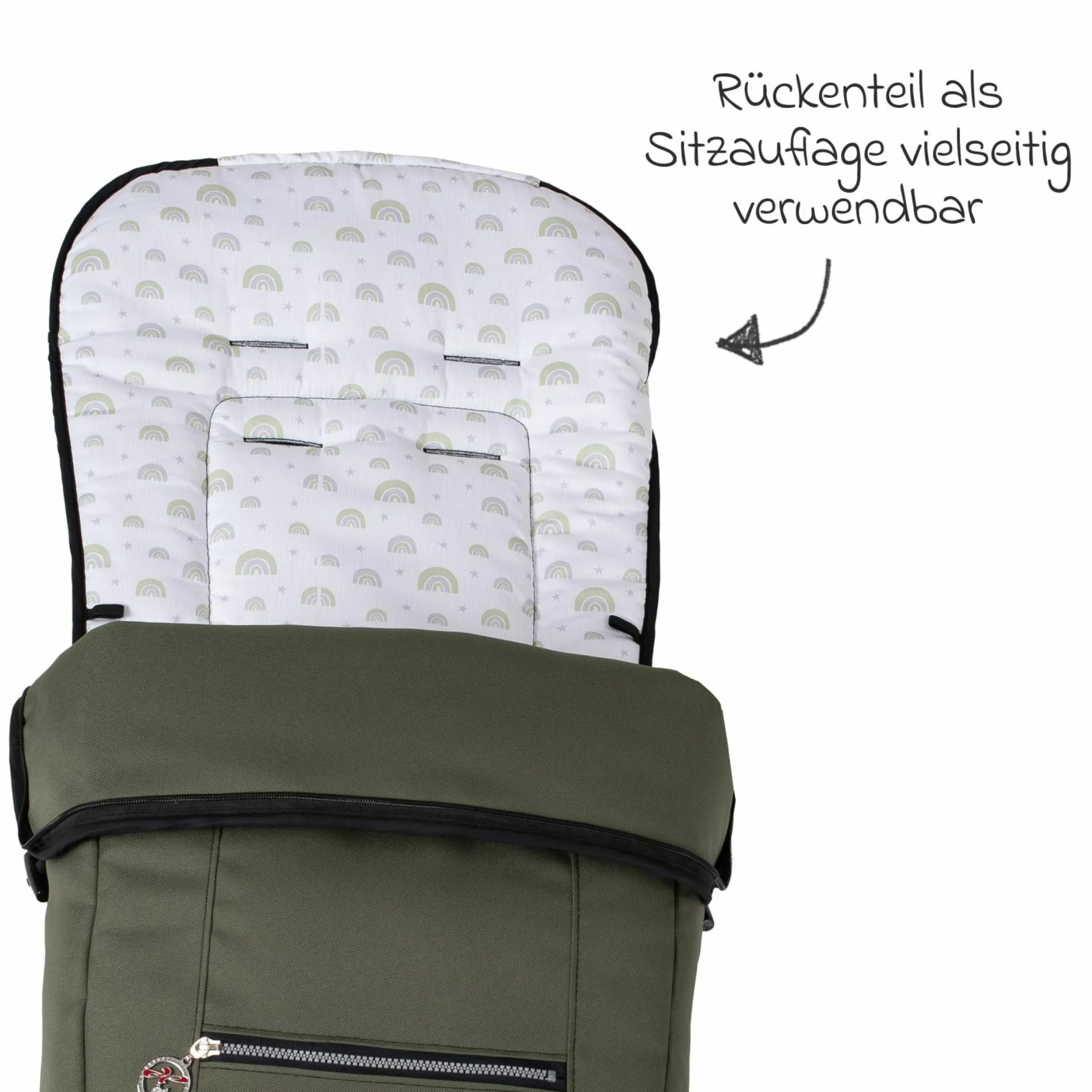 Fleece-Fußsack SoWi Casual mit Fleece-Einlage für Racer GTS, VIP GTS & Topline GTS - Rainbow - Kollektion 2024