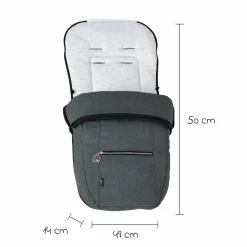 Fleece-Fußsack SoWi Casual mit Fleece-Einlage für Racer GTS, VIP GTS & Topline GTS - Animal Stars - Kollektion 2024