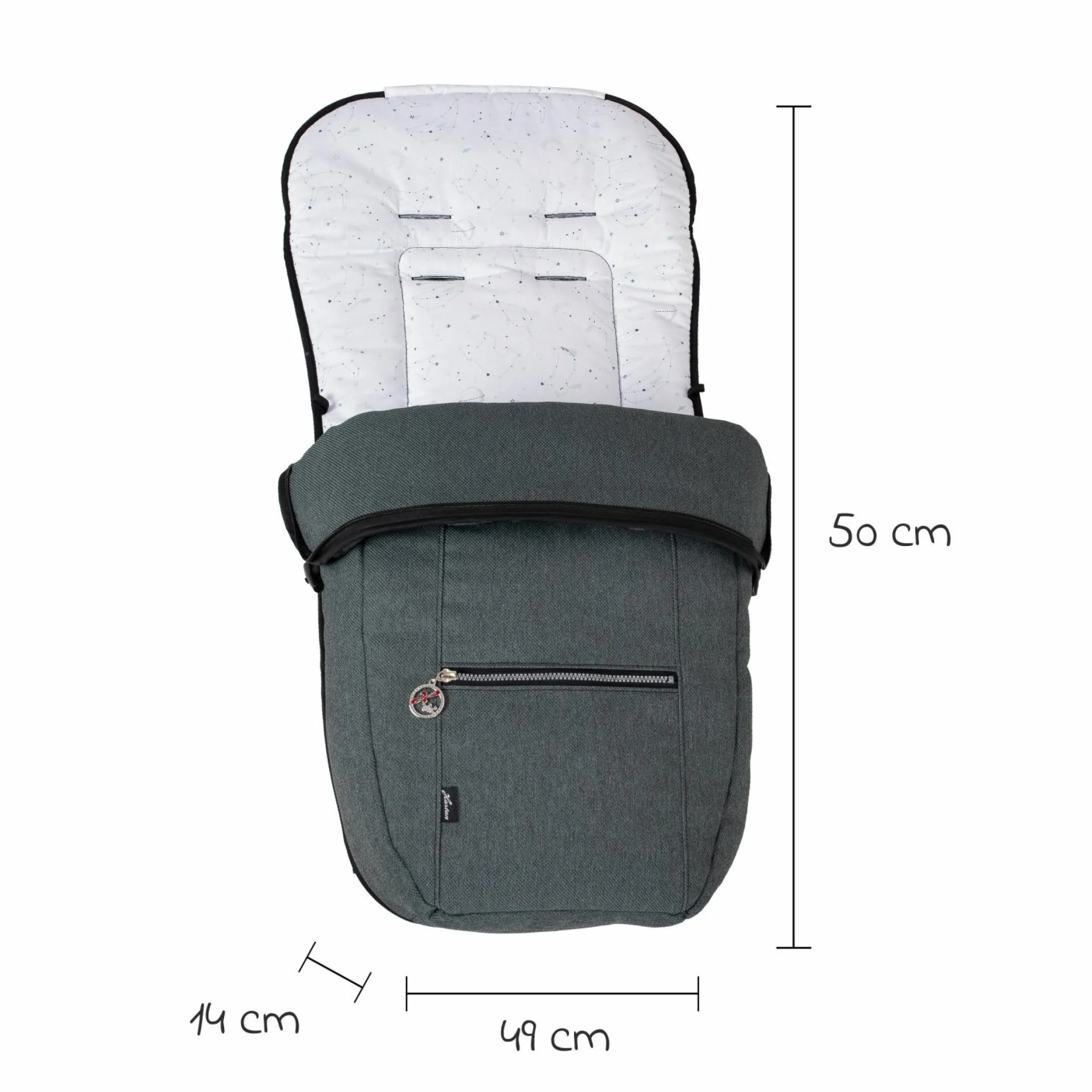 Fleece-Fußsack SoWi Casual mit Fleece-Einlage für Racer GTS, VIP GTS & Topline GTS - Animal Stars - Kollektion 2024