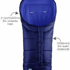 Fleece-Fußsack Urra - Marine