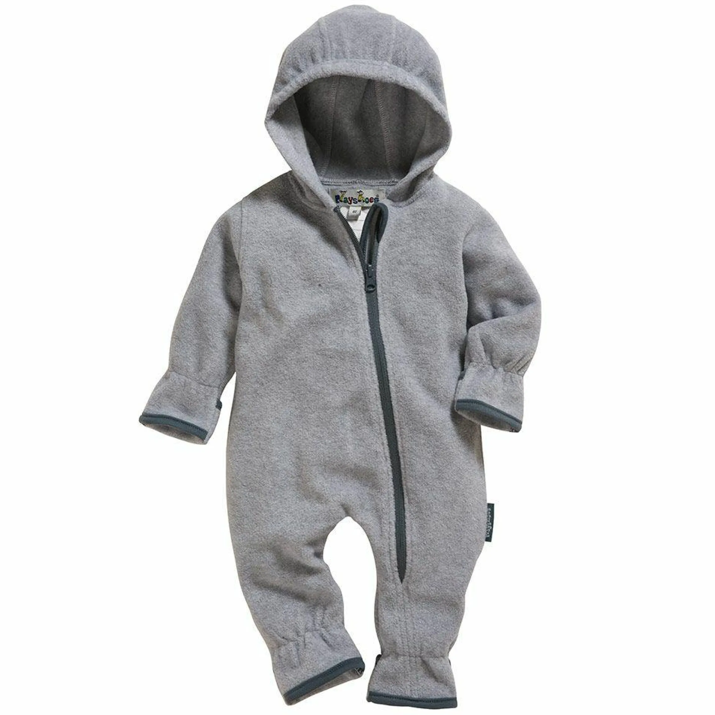 Fleece-Overall - Grau - Gr. 74