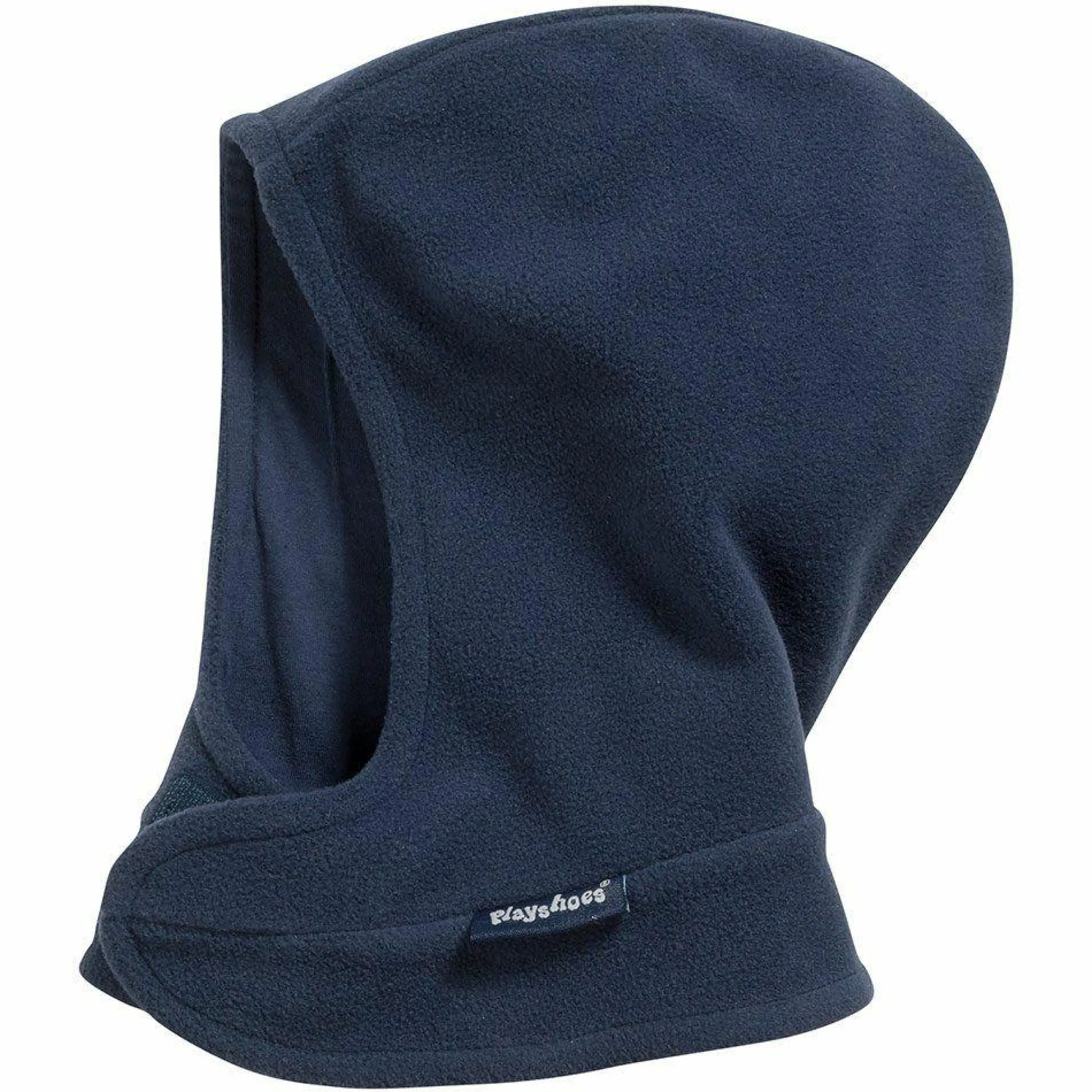 Fleece-Schalmütze mit Klettverschluss - Marine - Gr. 51 / 53