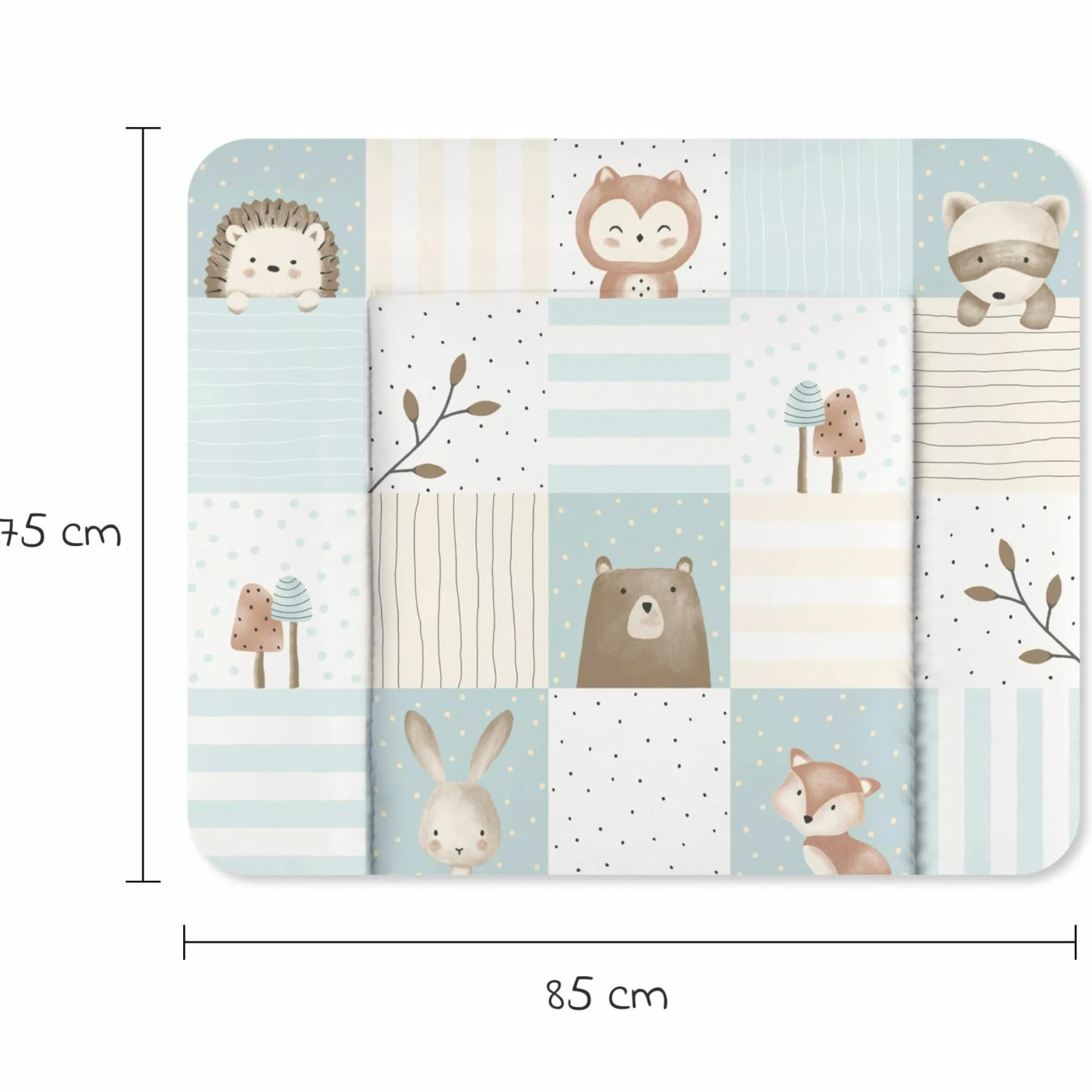 Folien-Wickelauflage 75 x 85 cm - Waldfreunde