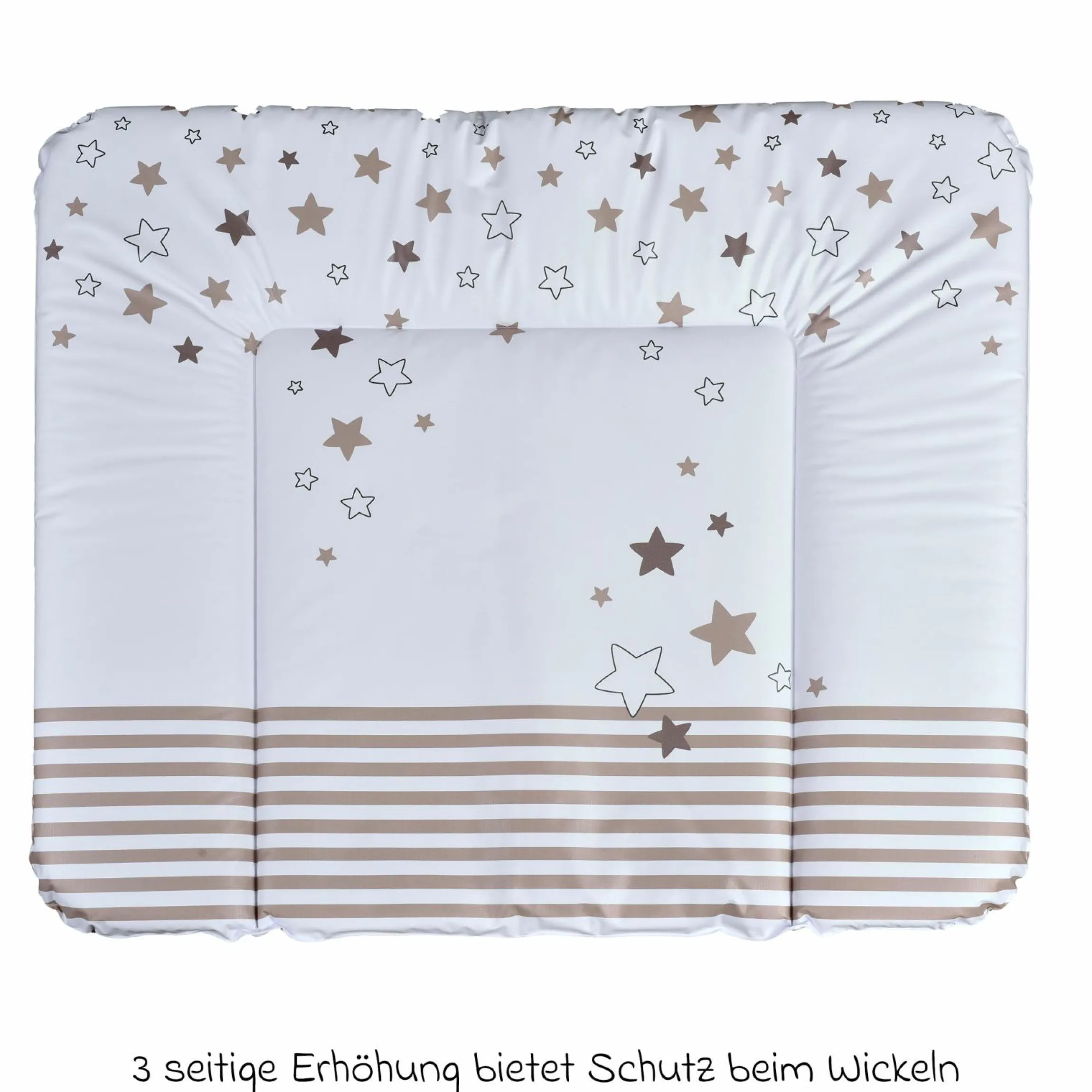 Folien-Wickelauflage 72 x 85 cm - Lieblingsmensch - Weiß